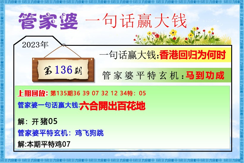 管家婆一句话赢大钱第116期